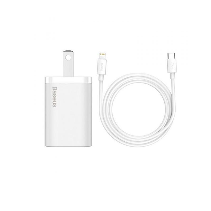 Bộ Sạc Kèm Cáp BASEUS Super Si Quick Charger 20W