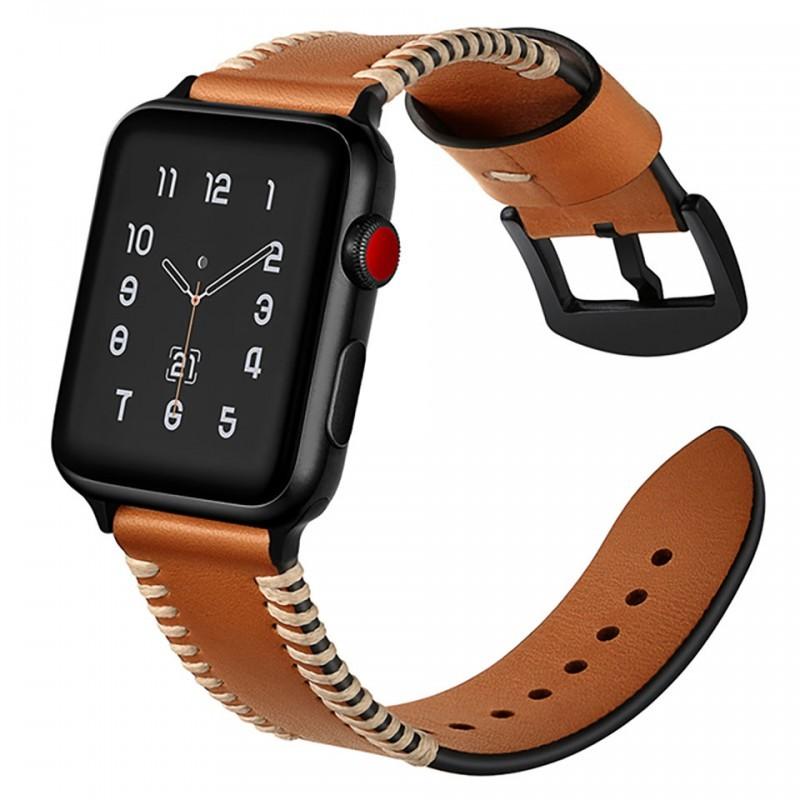 Dây đeo Jinya Style Leather cho Apple Watch - 42mm