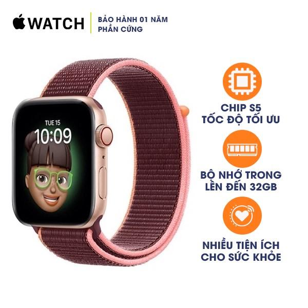 Apple Watch SE 44mm Viền Nhôm Dây Vải Chính Hãng