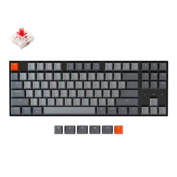Bàn Phím Cơ Không Dây Keychron K8 87 Phím Nhựa Led Đơn Gateron Switch