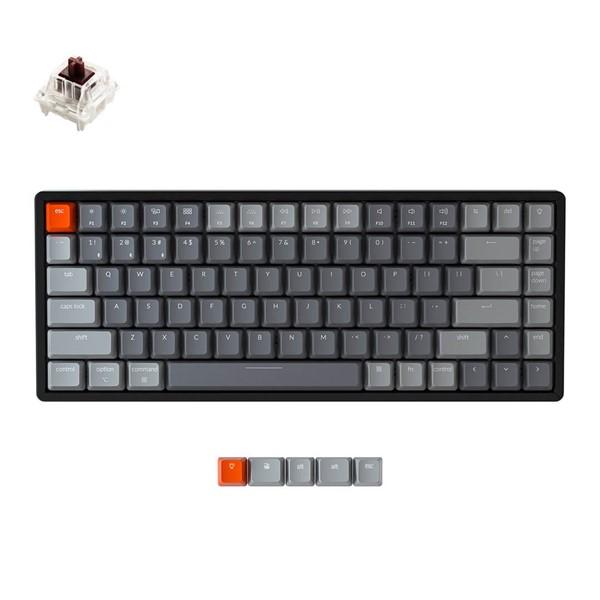 Bàn Phím Cơ Không Dây Keychron K2V2 84 Phím Nhôm Led RGB Gateron Switch