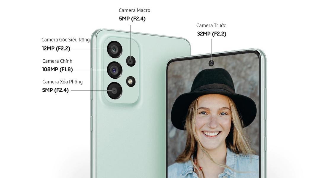 Camera Galaxy A73 cực đỉnh