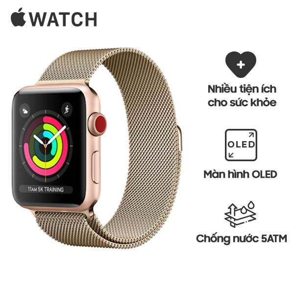 Apple Watch Series 3 LTE 42mm Viền Nhôm Mới Trần - Chưa Kích Hoạt