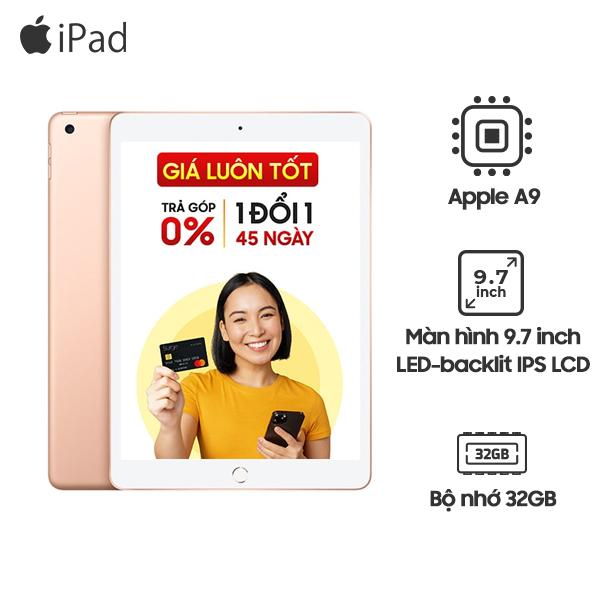 iPad Gen 5 9.7 inch Wifi Cellular 32GB Cũ 99%