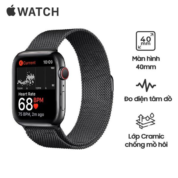 Apple Watch Series 4 40mm Viền Thép Cũ