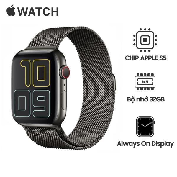 Apple Watch Series 5 Viền Thép Dây Thép Cũ 98%