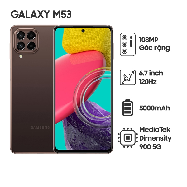Samsung Galaxy M53 5G 8G/128GB Chính Hãng - BHĐT