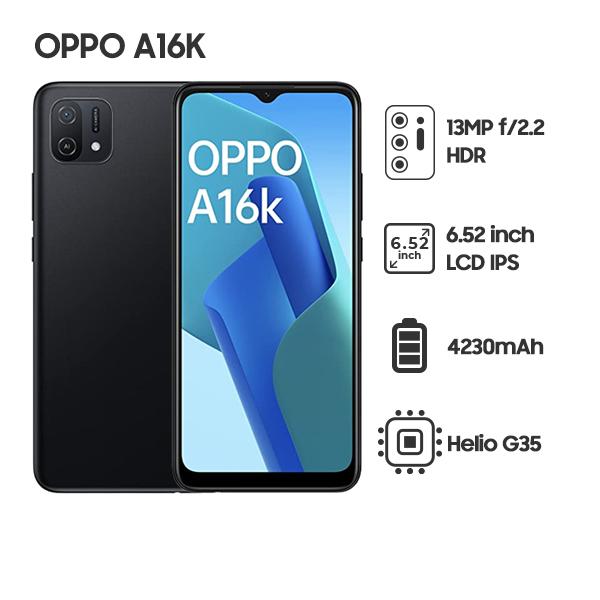 Oppo A16K 4G/64GB Chính Hãng