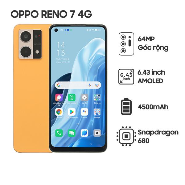 Oppo Reno 7 4G 8G/128GB Chính Hãng