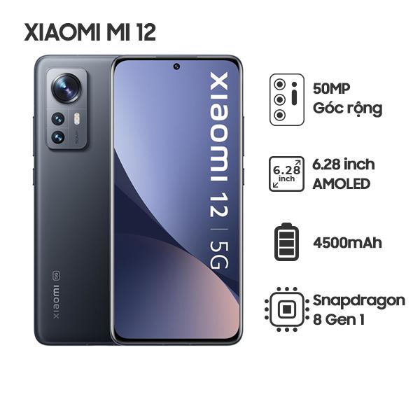 Xiaomi Mi 12 8G/256GB Chính Hãng
