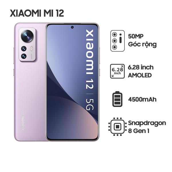 Xiaomi Mi 12 8G/256GB Chính Hãng