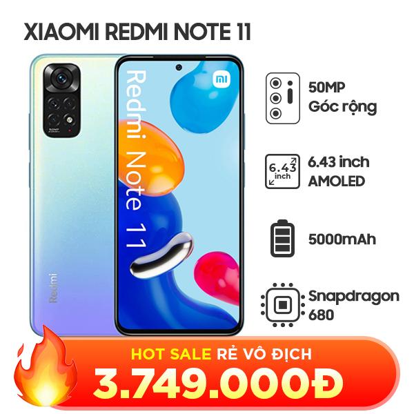Xiaomi Redmi Note 11 4G/64GB Chính Hãng