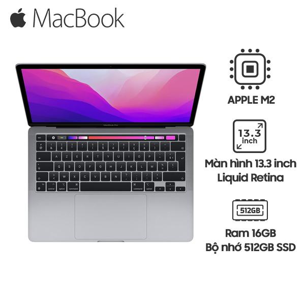 MacBook Pro 2022 13 Inch Chip M2 16GB | 512GB SSD Chính Hãng (Z16S/Z16R0003X, Z16U/Z16T0003X)