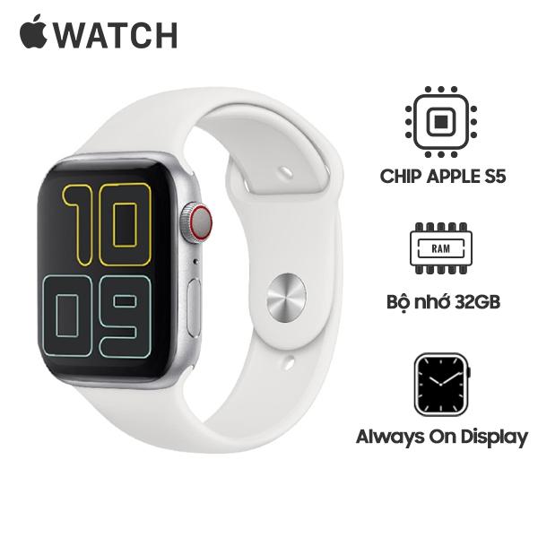 Apple Watch Series 5 40mm LTE Viền Nhôm Dây Cao Su Chính Hãng