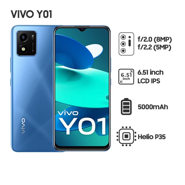 Vivo Y01 2G/32GB Chính Hãng