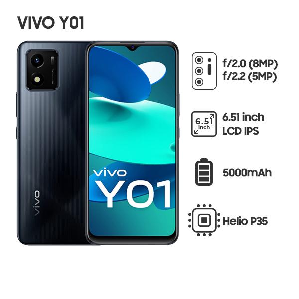 Vivo Y01 2G/32GB Chính Hãng