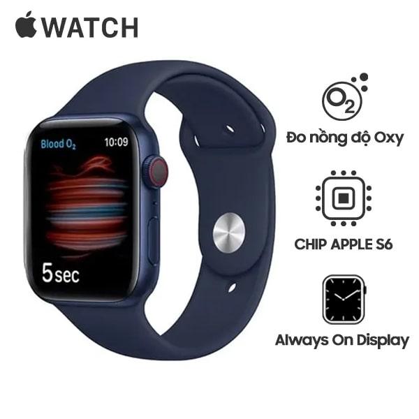 Apple Watch Series 6 44mm LTE Viền Nhôm Mới Dây Cao Su  Chính Hãng