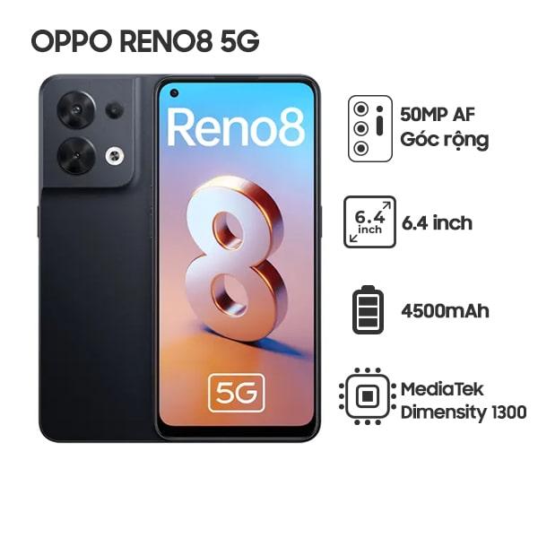 Oppo Reno 8 5G 8G/256GB Chính Hãng