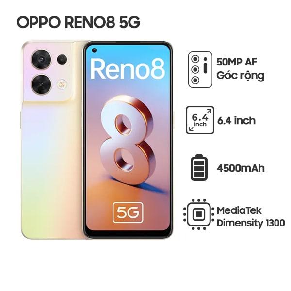 Oppo Reno 8 5G 8G/256GB Chính Hãng