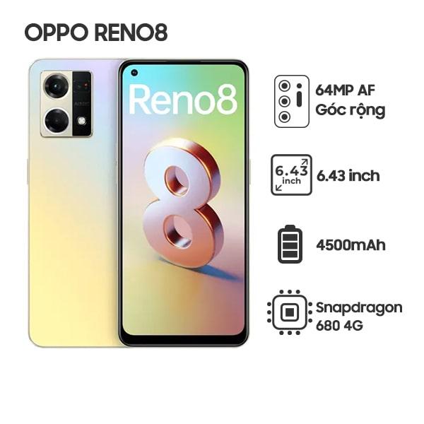 Oppo Reno 8 8G/256GB Chính Hãng