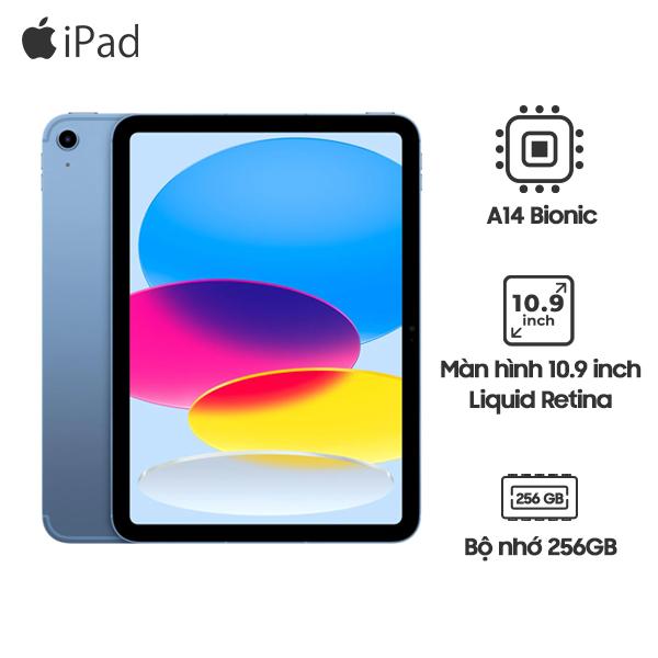 iPad Gen 10 10.9 inch Wifi 5G 256GB Chính Hãng