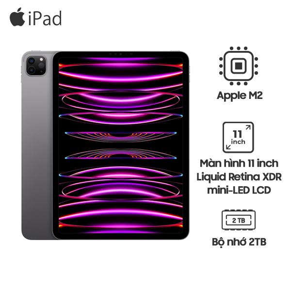 iPad Pro M2 11 inch 2022 Wifi 2TB Chính Hãng