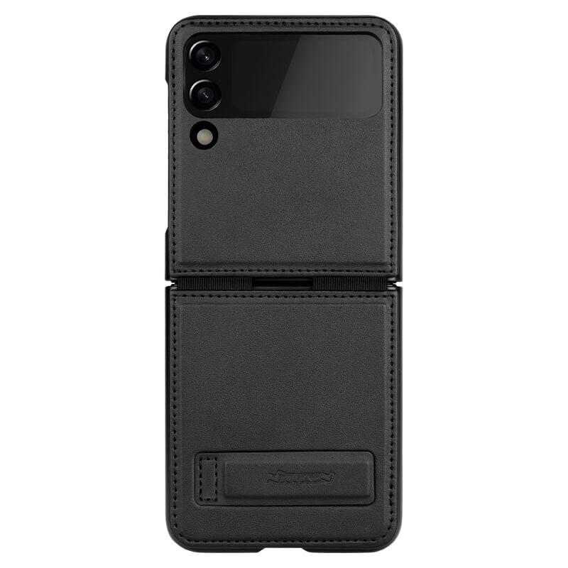 Ốp Lưng Galaxy Z Flip4 NILLKIN QIN leather Case Full Đen