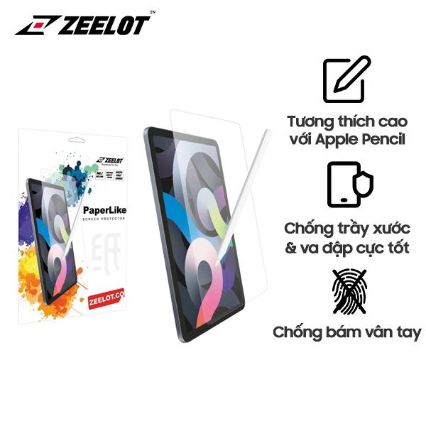 Dán màn hình Zeelot Paperlike cho iPad - Chính Hãng