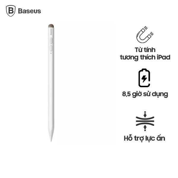 Bút cảm ứng Baseus Smooth Writing Capacitive Stylus (Active Version) dùng cho iPad Pro/ Smartphone/ Tablet Android