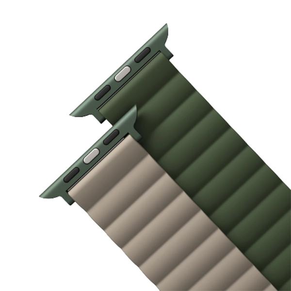 Dây Đeo UNIQ Revix Reversible Magnetic Silicone Strap (42/44/45mm) Chính Hãng