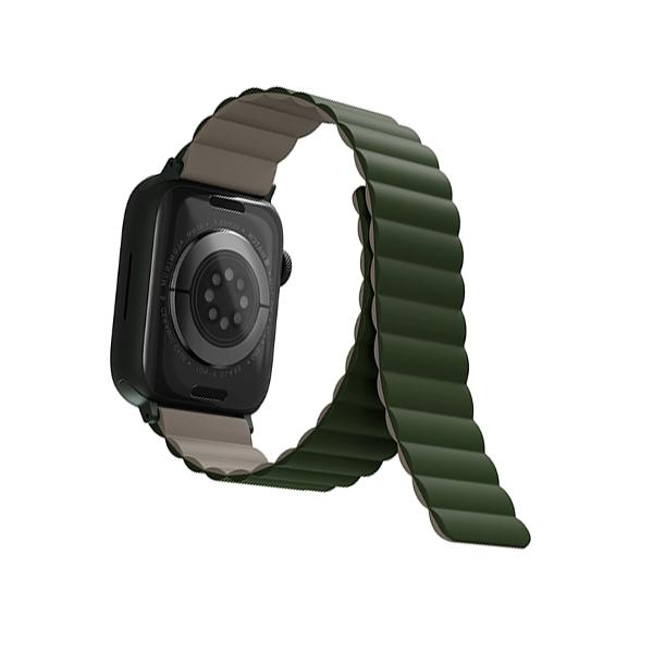 Dây Đeo UNIQ Revix Reversible Magnetic Silicone Strap (42/44/45mm) Chính Hãng