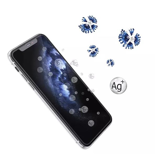 Miếng Dán Cường Lực Kháng Khuẩn Mipow Kingbull Hydro Ag+ Premium HD iPhone 12 | 12 Pro 6.1 inch (BJ225-BK)