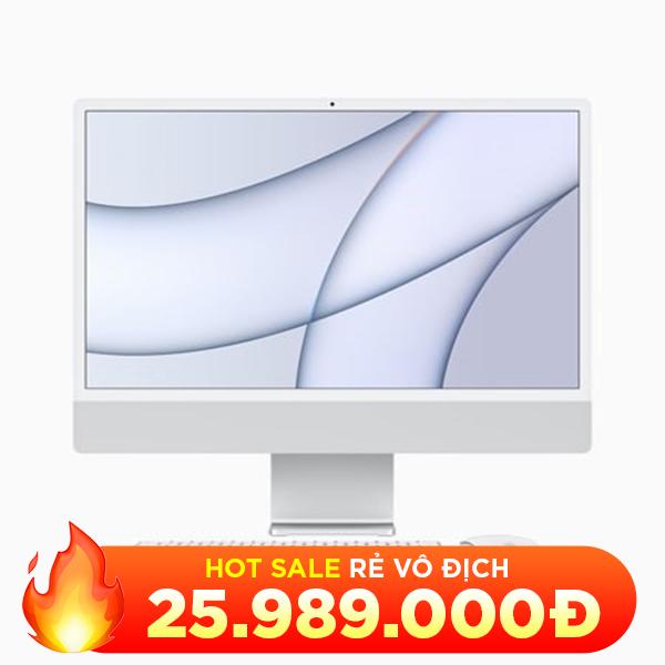 iMac 2021 M1 24 Inch Retina 4.5K 7GPU/ 8G/ 256GB SSD Chính Hãng