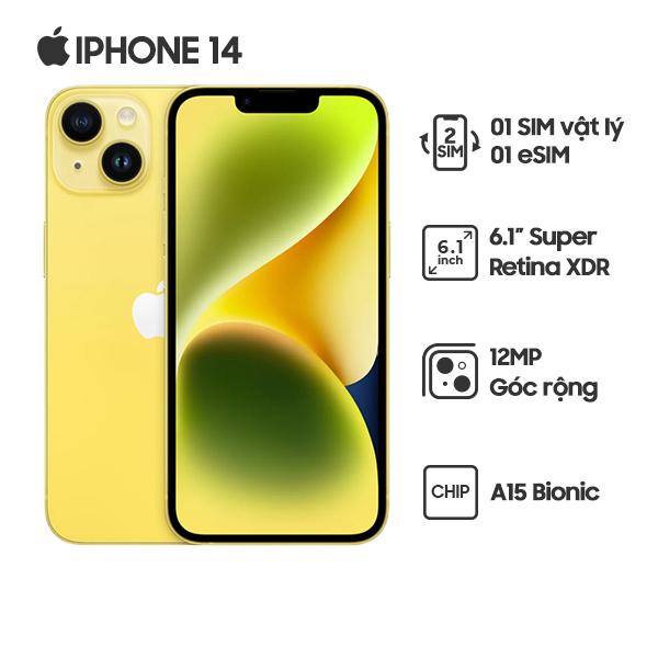iPhone 14 128GB Vàng Chính Hãng VN/A