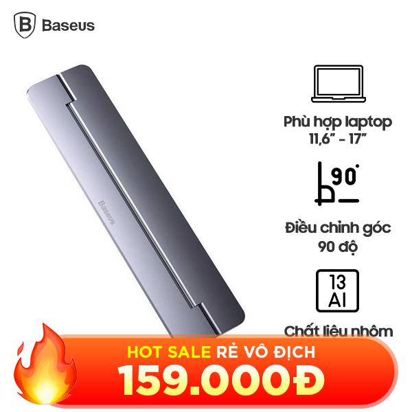 Đế tản nhiệt dạng xếp, siêu mỏng Baseus Papery Notebook Holder dùng cho cho Macbook/ Laptop