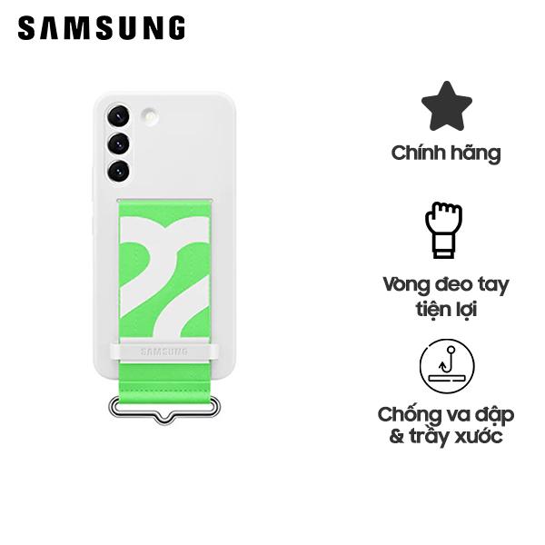 Ốp Lưng Silicon Kèm Dây Đeo Samsung Galaxy S22