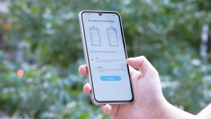 màn hình super amoled cho khả năng hiển thị tuyệt vời