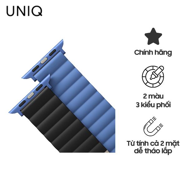 Dây Đeo UNIQ Revix Reversible Magnetic Silicone Strap (38/40/41mm) Chính Hãng
