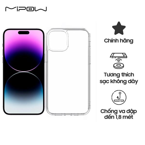 Ốp lưng Trong Suốt Mipow Soft TPU cho iPhone 14 Series