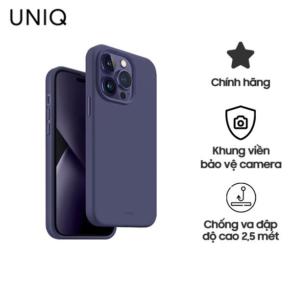 Ốp UNIQ Hybrid Lino For iPhone 14 Pro Max