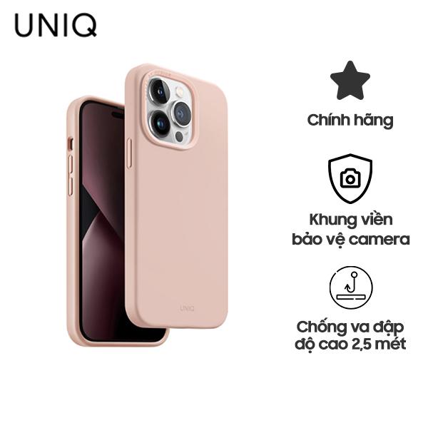 Ốp UNIQ Hybrid Lino For iPhone 14 Pro