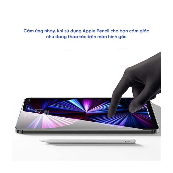 Miếng Dán Cường Lực LITO M+0.3mm 2.5D Trong Suốt Kèm Khung Trợ Dán Cho iPad