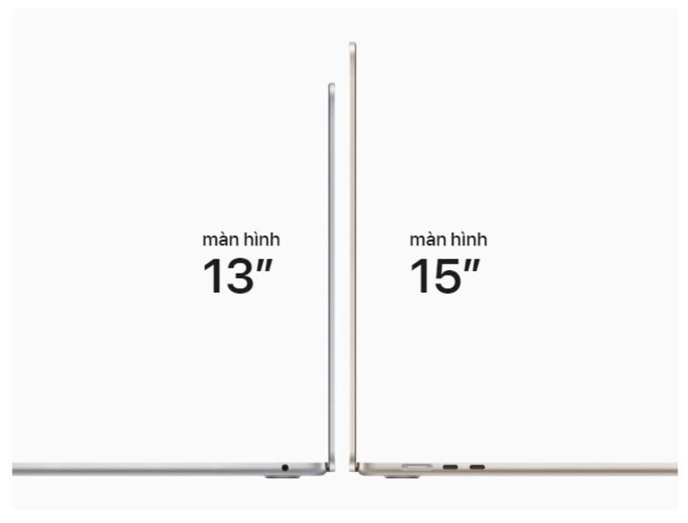 kích thước macbook air m3