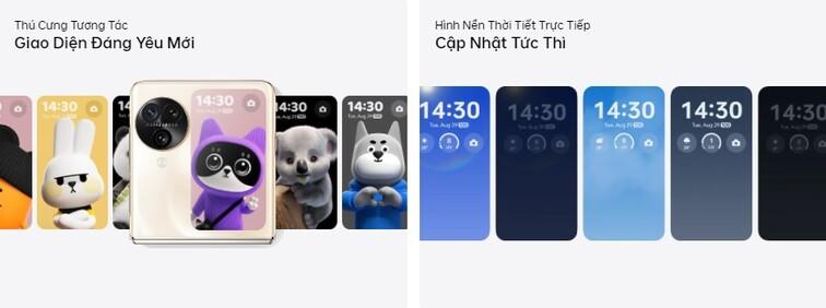 màn hình ngoài Oppo Find N3 Flip