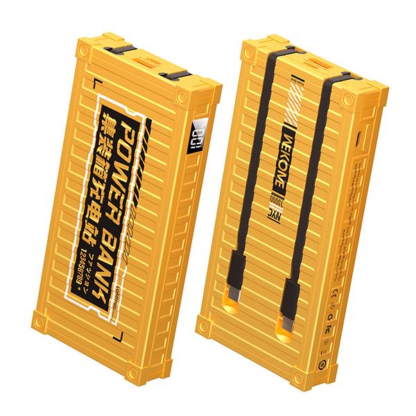 Pin Sạc Dự Phòng WEKOME WP-339 10.000mAh 20W, Kèm Cáp Sạc iPhone/Type-C, Màn hình hiển thị công suất pin