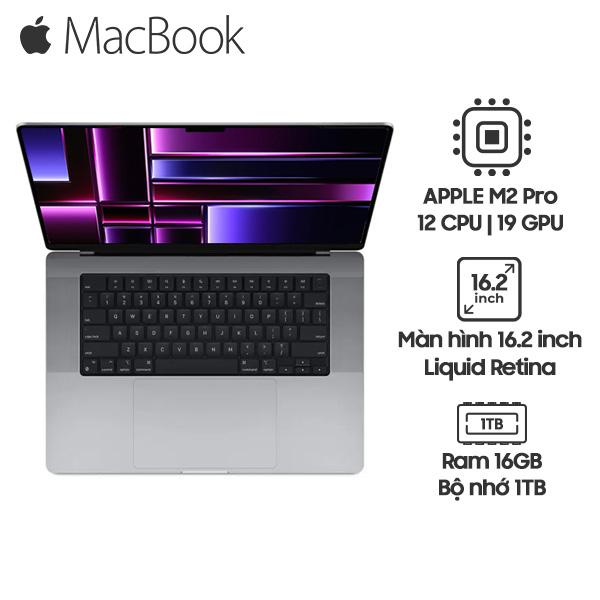 MacBook Pro M2 Pro 16.2 Inch (16GB/1TB) Chính Hãng