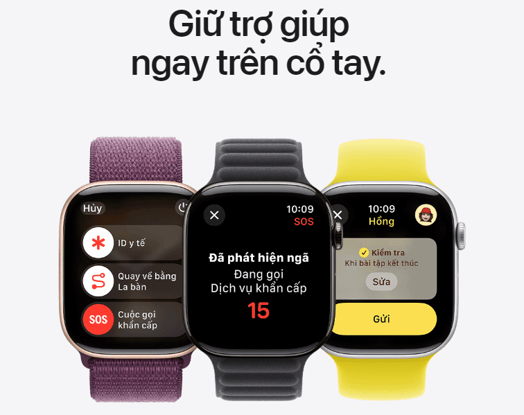 apple watch series 10 gửi trợ giúp