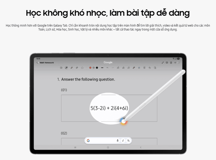 Tính năng AI thông minh