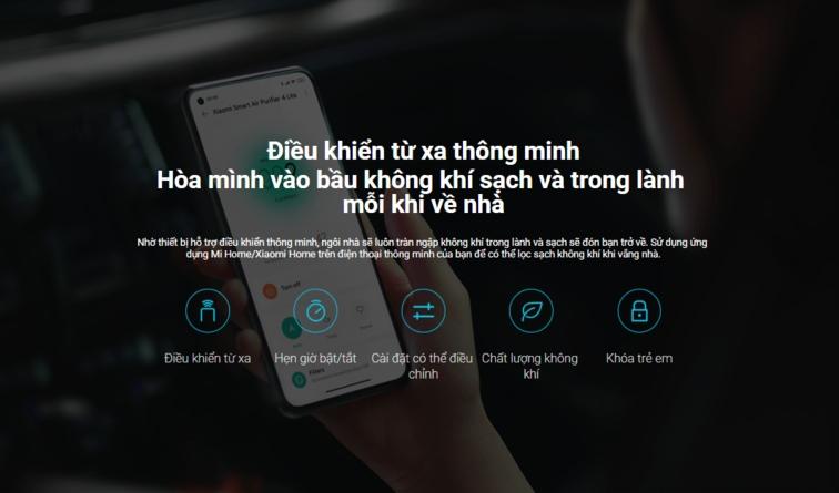 Điều khiển thông minh, tiện lợi tối đa
