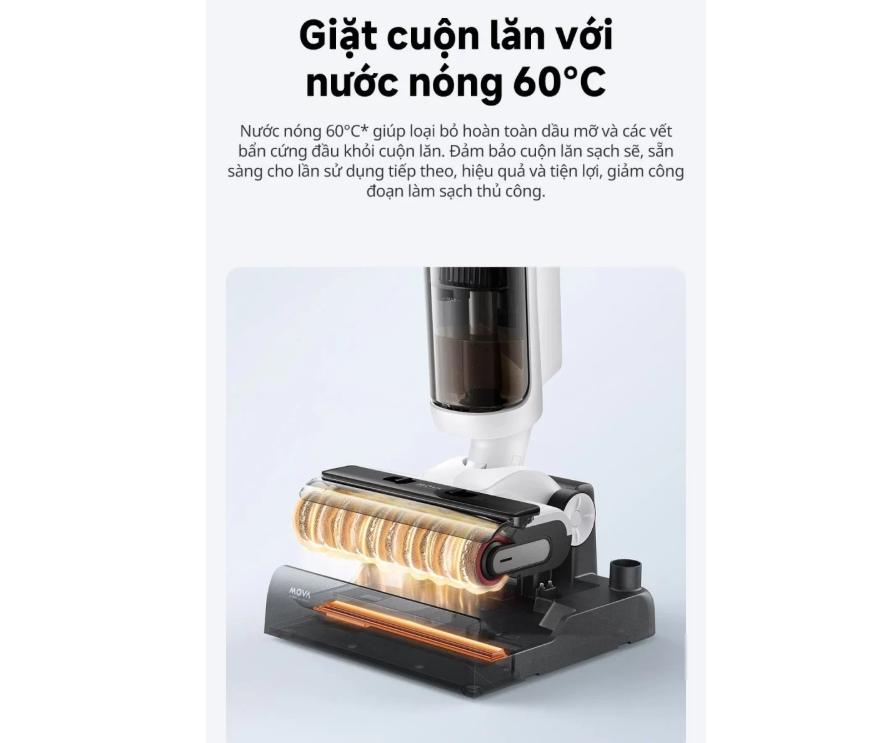 Giặt con lăn nước nóng